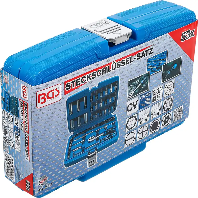 CASSETTA 52 PZ. 1/4 ‘‘ C/BUSSOLE ESAG. Populair