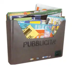 CASSETTA PORTAPUBBLICITA‘ SERIE ‘CAROSELLO‘ colore ghisa Fabrieksprijs