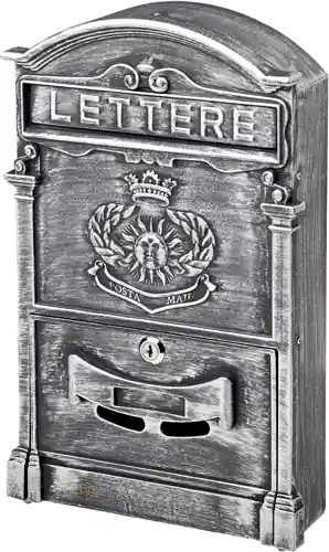 Rechtstreeks Van De Fabrikant CASSETTA POSTALE MAURER "ROYAL" GRIGIO ANTICHIZZATO ALLUMINIO