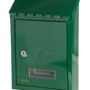 CASSETTA POSTALE MAURER "STAMP" VERDE 21X6,8X30HCM Seizoensaanbieding