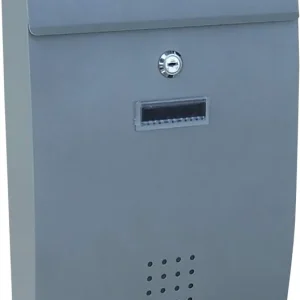 Veilige Betaling CASSETTA POSTALE PORTA RIVISTA SERIE ‘PECHINO‘ lamiera zincata - vern.grigio ghisa