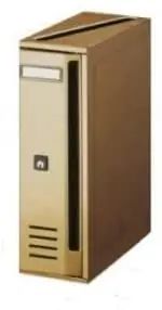 Finale Uitverkoop CASSETTA POSTALE SERIE ‘CUBO‘ C1/R - cm 35 x 12 x H 25,5 bronzo