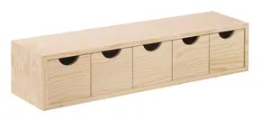 CASSETTIERA MINI 5C.CM.56X13X12H Gratis Retour