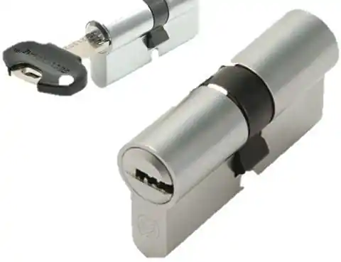 Cilindro K2 10 Perni chiave-chiave CROMO SATINATO 45-45 - 1+5chiavi 0CK2 Direct Beschikbaar