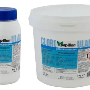 Veilige Betaling CLORO PISCINA POLVERE 1KG "GRANULARE 56%" PAPILLON