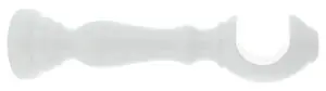 COPPIA SUPPORTI X BASTONE BIANCO DA CM.25 Hoge Kwaliteit