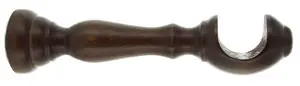 Flitsaanbieding COPPIA SUPPORTI X BASTONE NOCE SCURO CM.25