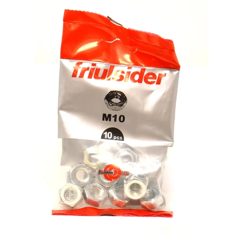 Op = Op Dadi Esagonali CL.8UNI 5588 DIN934Zinc. 10 PZ/BL Ø M10