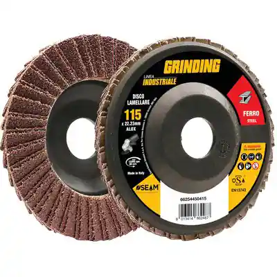 DISCO LAMELLE RADIALI CORINDON INDUSTRIAL GRINDING MM 115X22,2 GRANA 60 Koop Online