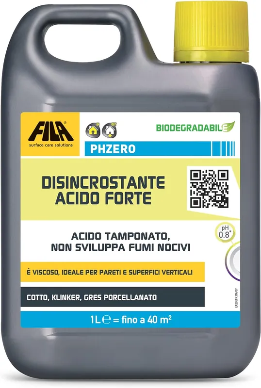 DISINCROSTANTE X PAVIMENTI ACIDO "PH/ZERO" 1LT FILA Voordeelprijs
