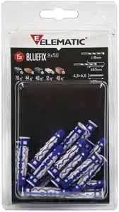 ELEMATIC BLISTER TASS. BLUEFIX MM. 8 (PZ.10) Lage Kosten