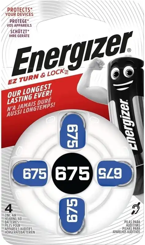 Dagaanbieding ENERGIZER Acustica 675 Blu - 4 pile/blister - EN81