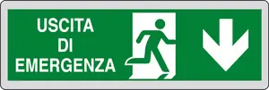 Hete Deal ETIC. ADES. 150X50 "USCITA EMERGENZA"