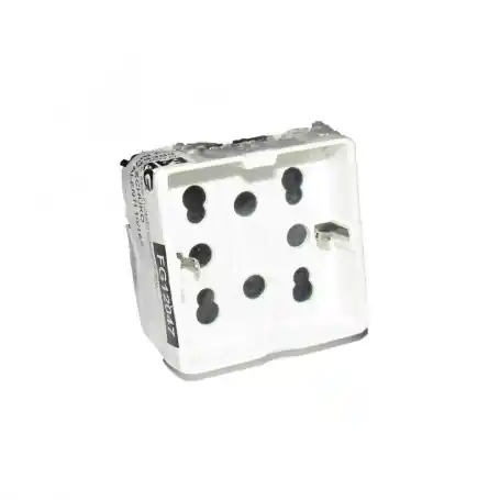 Goedkoop Faeg Frutto Compatibile serie System Gewiss presa schuko + 2 bivalenti 10A 16A