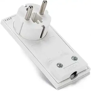 FANTON 80150 Spina schuko piatta franco/tedesca 2P+T 16A mod. CLOCK BIANCA Superprijs