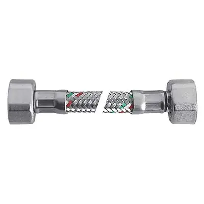Lage Prijs FLESSIBILE IN ACCIAIO INOX cm 50 F 3/8" x 1/2 " F 2 PZ.