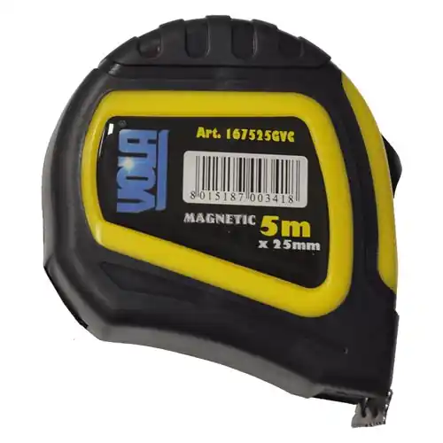 FLESSOMETRO MAGNETICO mt 5 mm 25 Gecertificeerd