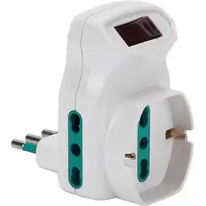 Merkproduct FME ART.87.317 ADATTATORE 2P BIP.+1 SCH C/INTERR. SIC. SPINA 10A