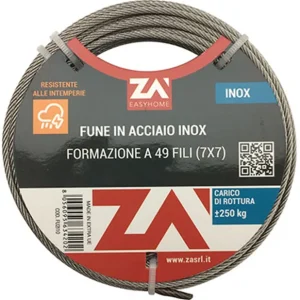 Bestel Nu FUNE ACCIAIO INOX MM.4 X 25 MT