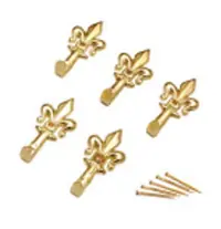 Op = Op GANCI PER QUADRI GIGLIO PICCOLO ORO "ONE PRICE" MAURER - CF. BLISTER 5PZ