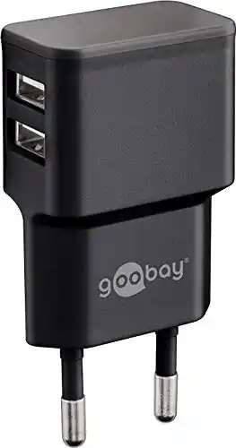 Koop Online Goobay 44951 - Alimentatore di rete USB/adattatore a 2 porte