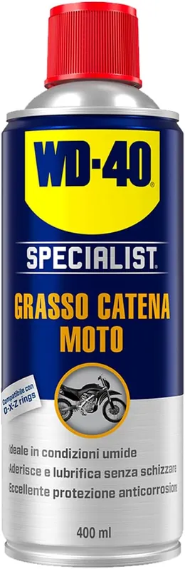 GRASSO CATENA SPRAY PER MOTOCICLETTE ml 400 Snelle Levering