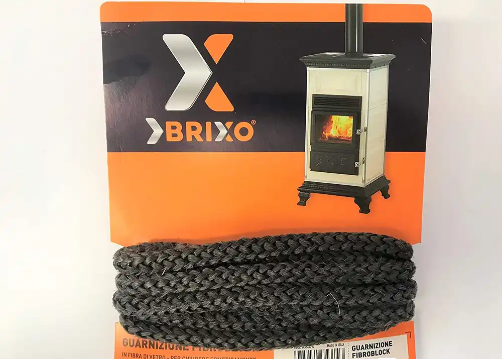 Merkproduct GUARNIZIONE IN FIBRA VETRO X SPORTELLI STUFE, CAMINETTI E FORNI FIBROBLOCK MM. 6.
