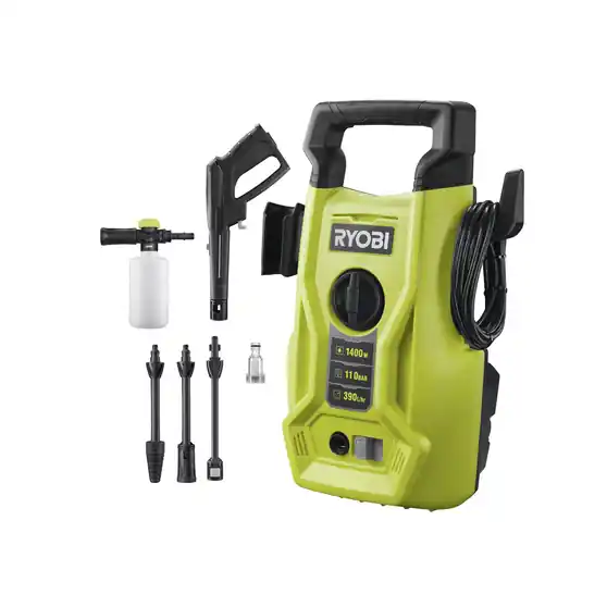 IDROPULITRICE 110 BAR 1400W RYOBI ART. RY 110 PWA Favoriet