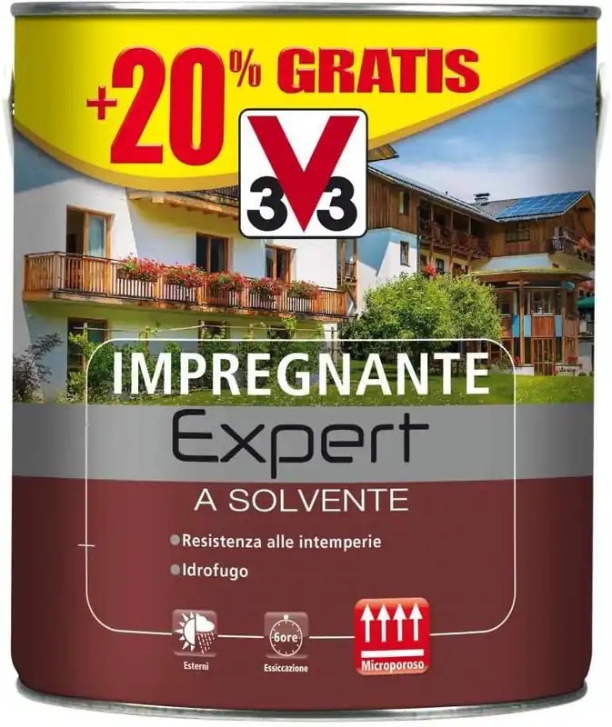 Meest Verkocht IMPREGNANTE EXPERT SOLVENTE Noce scuro lt. 3 EX 113322