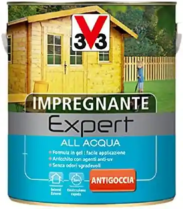 IMPREGNANTE PER LEGNO ALL‘ACQUA - LINEA EXPERT Castagno Scuro lt. 0,75 Finale Uitverkoop