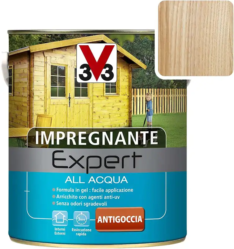 IMPREGNANTE PER LEGNO ALL‘ACQUA - LINEA EXPERT Incolore lt. 0,75 Must-Have