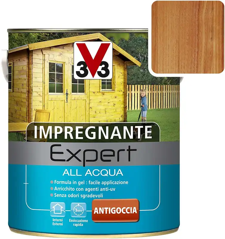 IMPREGNANTE PER LEGNO ALL‘ACQUA - LINEA EXPERT Noce Scuro lt. 0,75 Bestel Nu