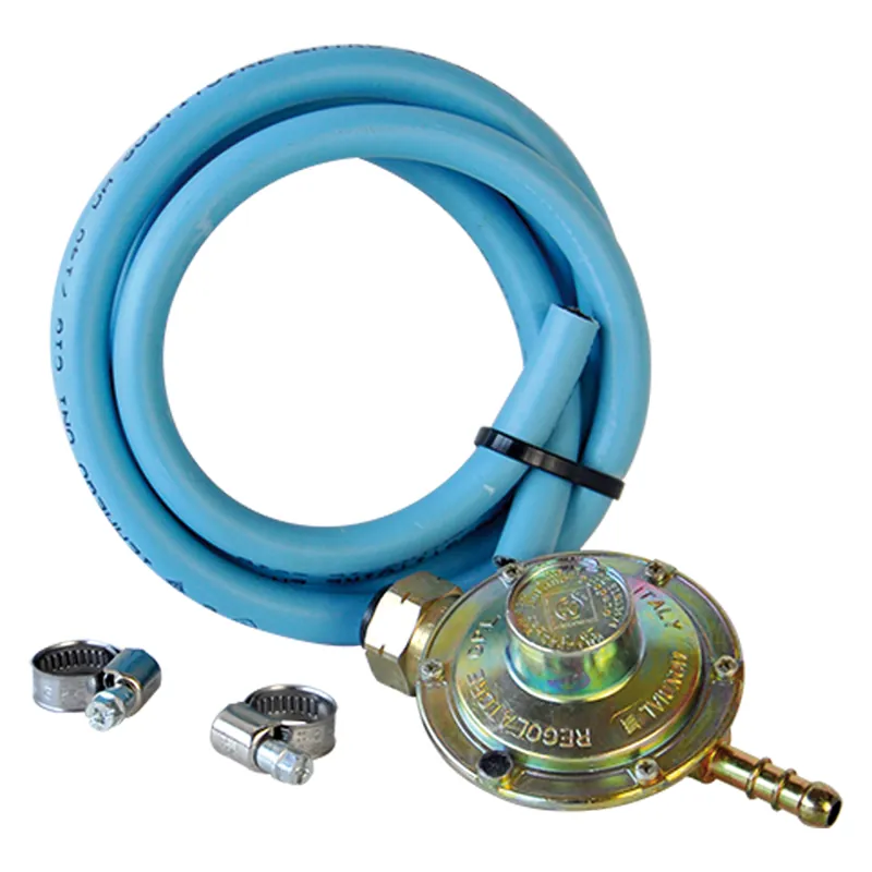 Laatste Versie KIT PER STUFA A GAS INFRAROSSI set 3 pezzi TUBO MT. 1,25 +FASC.