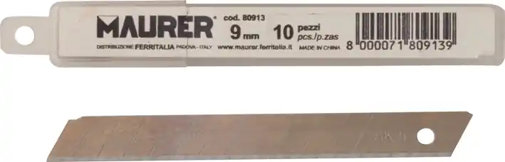Betrouwbaar LAME SPEZZARE 9 MM.(CONF.10 PZ.) X CUTTER MAURER - CF. IN SCATOLA