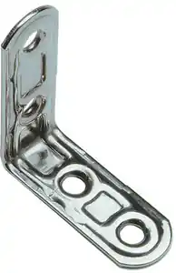 LASTRINA INOX ANG. 4 FORI ART.164IN MM.30X30 -STA143 Tijdelijk Beschikbaar