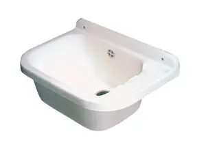 LAVATOIO RESINA A PARETE CM.50X35 CON SIFONE Actieprijs