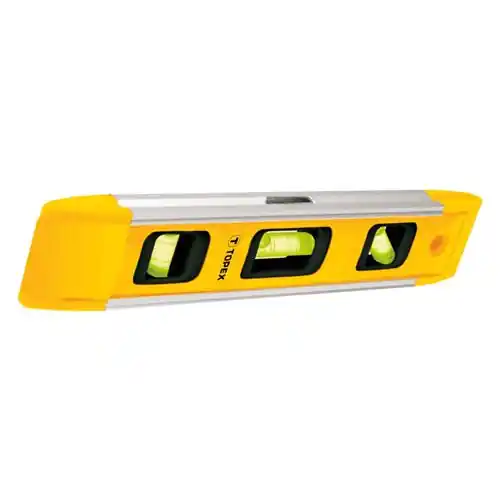 LIVELLA A 3 BOLLE ‘TORPEDO‘ cm 22,5 BASE MAGNETICA Snelle Levering