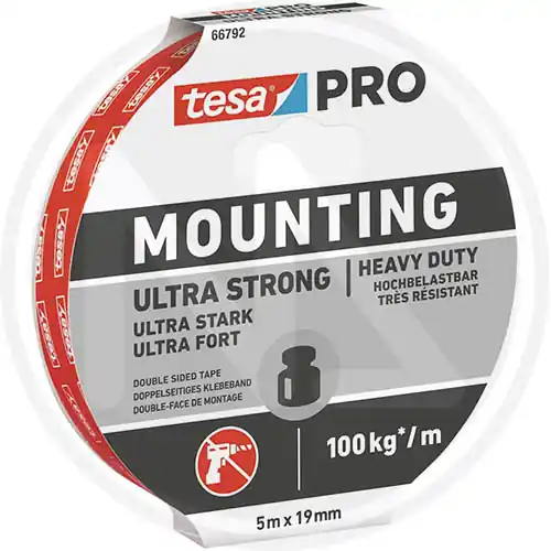 NASTRO BIADESIVO H 19 MTL 5 EXTRA TESA MOUNTING PRO STONG 66792 Lage Prijs