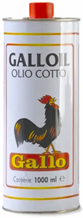 OLIO DI LINO COTTO "GALLOIL" 1LT INCOLORE Meest Verkocht