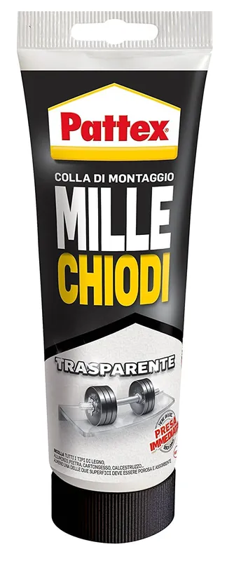 Beperkt Aanbod PATTEX MILLECHIODI TRASPARENTE tubo 200g EX1948311