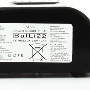 PILA AL LITIO 7,2 V/13 AH (2X 3,6V) Gratis Retour