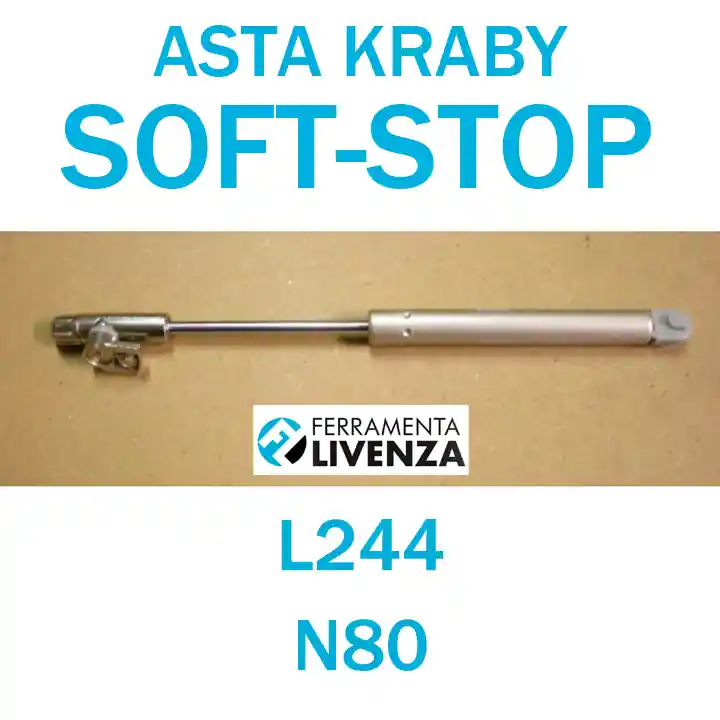 Premium PISTONE A GAS PER PENSILI MOLLA ASTA KRABY SOFT STOP LIVENZA - L244 N80 CER313