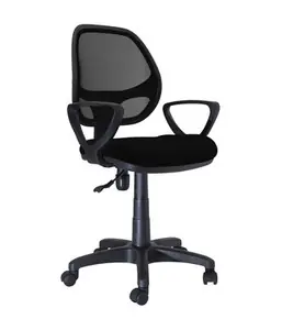 Laatste Versie POLTRONA DIREZIONALE FORATA NERA NEW MANAGER