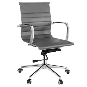 Gratis Retour POLTRONA DIREZIONALE MOD.HW61982GR COL.GRIGIA