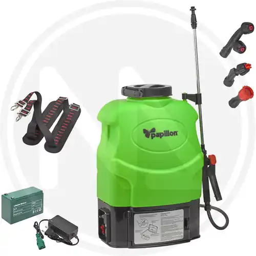 Koop Vandaag POMPA A SPALLA A BATTERIA LITIO 16 LT PAPILLON