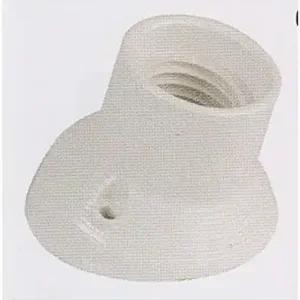 Koop Online PORTALAMPADA E27 CURVA PORCELLANA