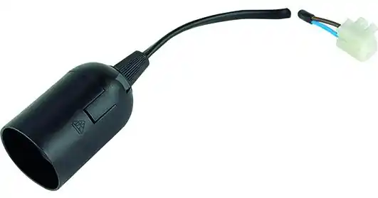 Finale Uitverkoop PORTALAMPADA VIGOR E27 NERO PRECABLATO 250 V