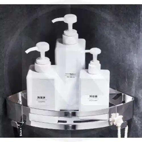 Veilige Betaling PORTAOGGETTI ANGOLARE CROMATO AUTOADESIVO MAURER 21x21x4,5 CM.