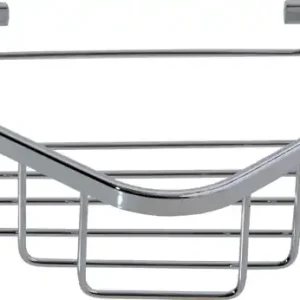 Tijdelijk Beschikbaar PORTAOGGETTI BAGNO ANGOLARE ACCIAIO INOX "AQUA" 17X17X6CM MAURER