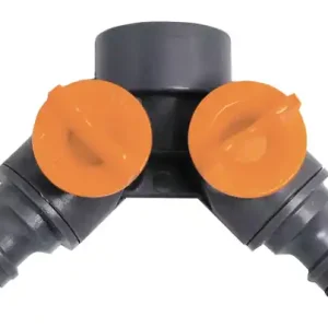 Superprijs PRESA A DOPPIO RUBIN.PAPILLON 3/4"F+2 INN.M - CF. IN BLISTER